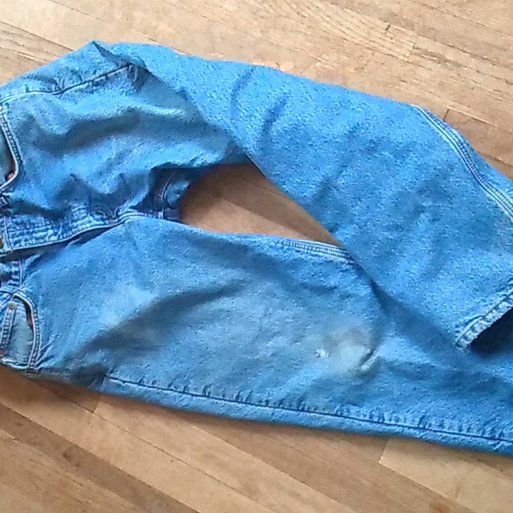 👖 Vintage Carhartt Flannel Lined Jeans Men's 34 X 30 UniSex - Picture 11 of 16